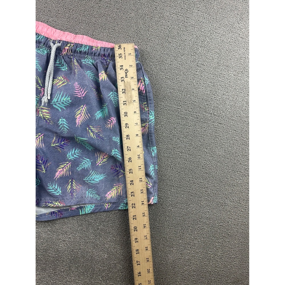 98 Coast Av Men Beach Trunks Shorts L Grey Tropical Palm Swim Spain Made Summer View 6